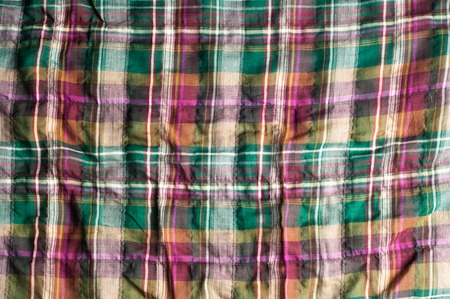 The fabric in the Scottish style. Warm plaid