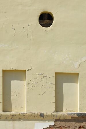 Texture, background. window. The architecture of the old building.  light and shadow in architectureの写真素材
