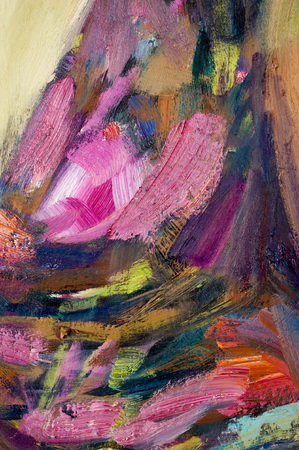 Ethnography, M.Sh. Khaziev. Honored Artist of Tatarstan. The picture painted in oils. Abstract patternのeditorial素材