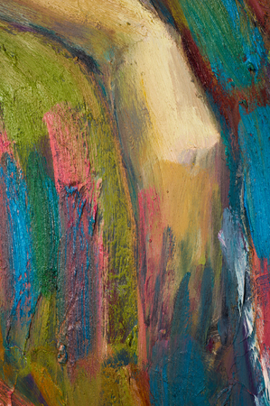 Ethnography, M.Sh. Khaziev. Honored Artist of Tatarstan. The picture painted in oils. Abstract patternのeditorial素材