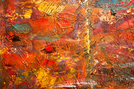 Ethnography, M.Sh. Khaziev. Honored Artist of Tatarstan. The picture painted in oils. Abstract patternのeditorial素材