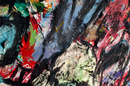 Ethnography, M.Sh. Khaziev. Honored Artist of Tatarstan. The picture painted in oils. abstract drawing, paint a picture in oilsのeditorial素材