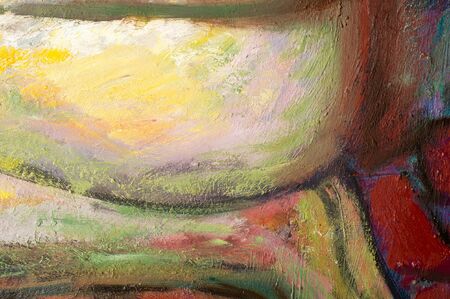 Ethnography, M.Sh. Khaziev. Honored Artist of Tatarstan. The picture painted in oils. Night, nude woman posing for the artist, the painting depicts a nude womanのeditorial素材