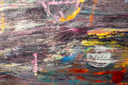 Ethnography, M.Sh. Khaziev. Honored Artist of Tatarstan. The picture painted in oils. Abstract patternのeditorial素材
