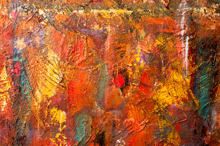 Ethnography, M.Sh. Khaziev. Honored Artist of Tatarstan. The picture painted in oils. Abstract patternのeditorial素材