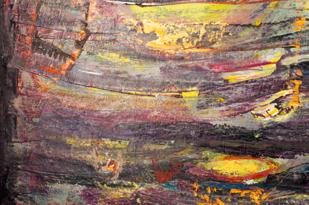 Ethnography, M.Sh. Khaziev. Honored Artist of Tatarstan. The picture painted in oils. Abstract patternのeditorial素材