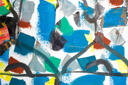 Ethnography, M.Sh. Khaziev. Honored Artist of Tatarstan. The picture painted in oils. The painting shows a large crowd of people. crowd, abstract, old ortress. Bulgarsのeditorial素材