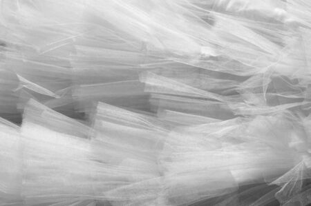 Ball white.  White cloth.  tissue, textile, fabric, material, texture.の写真素材