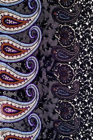 tissue, textile, fabric, material, texture. Fabric photographed in the studioの写真素材