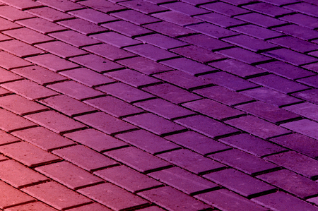 Texture, background. The sidewalk on the waterfront of the river Melekeskaの写真素材