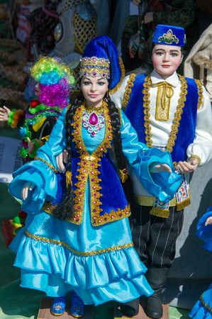 Ethnicity, Tatar national dollsの写真素材