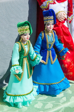 Ethnicity, Tatar national dollsの写真素材