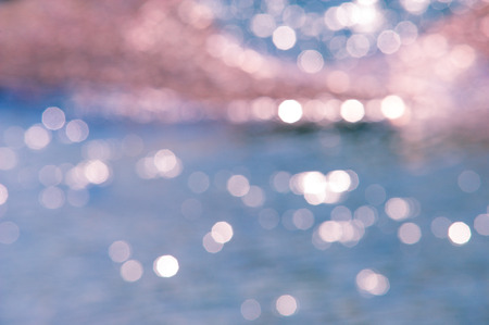 Texture background. Gaussian Blur is convenient for designers. The water in the pool is photographed in counter lightの写真素材