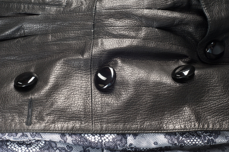 leather jacket. Photography Studio