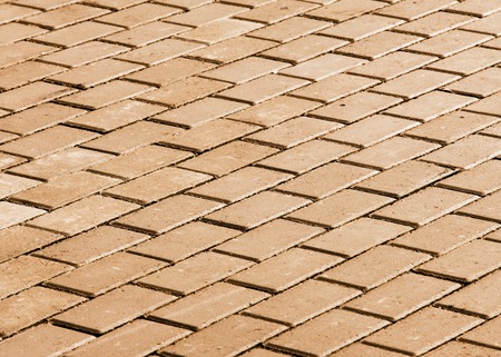 Texture, background. The sidewalk on the waterfront of the river Melekeskaの写真素材