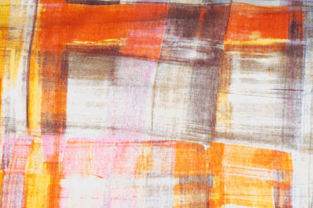 Texture background pattern. Silk thin fabric, abstract pattern of white, green, red, pink and yellow...