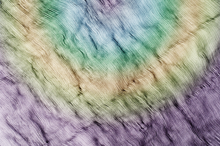 Texture background of fabric. Cotton is pink, yellow, lilac, green. Text space. Close-up of fabric texture. Trend color quartz pastel tone - close up elegant textile backgroundの写真素材