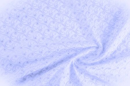 Texture background of fabric. Cloth with perforated circles. Texture of fabric, close up background...
