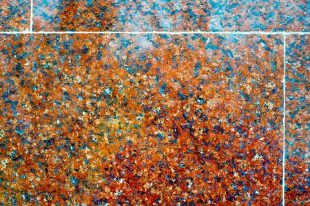 background texture, tulle blue. Granite stone is polished. It is a rich red granular graniteの写真素材