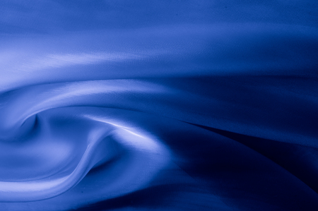 Texture, background, pattern. Pale blue clear silk cloth. SKY BLUE, also known as  BABY BLUE, POWDER BLUEの写真素材