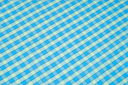 Background texture, pattern. thin cotton fabric in a blue and beige cage. Soft cotton - great for your design, decor, crafts,の写真素材