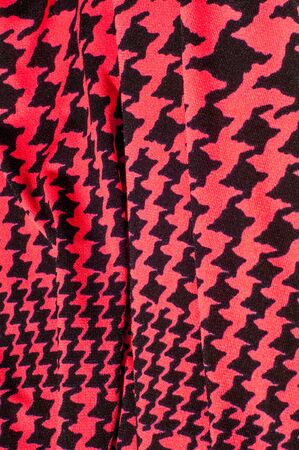 Texture, background, pattern. Dress of silk fabric, Abstract drawing of red background, black...