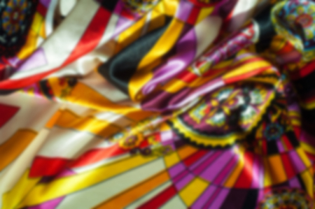 The blur is gaussian for designers. Texture, background, pattern. Cloth Silk Abstract Pattern. Existing in thinking or as an idea. Woven or felt fabric made of wool, cotton or similar fiber.の写真素材