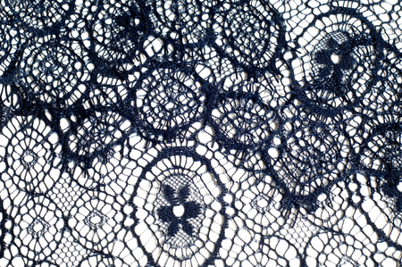 texture, background, pattern. lace fabric. dark blue color. Elegant and ready for a mesmerizing...