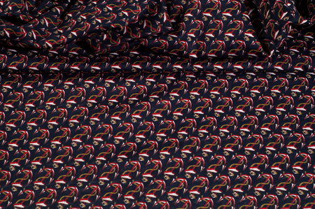 texture. Drawing. Cloth with a picture on the sea theme. Anchors. Install the sail in this True Navy...