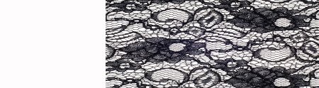 The texture of fabric lace, black colorの写真素材