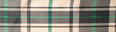 The fabric in the Scottish style. 