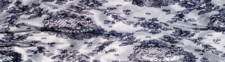 Texture lace fabric. lace on white background studio. thin fabric made of yarn or thread. typically...