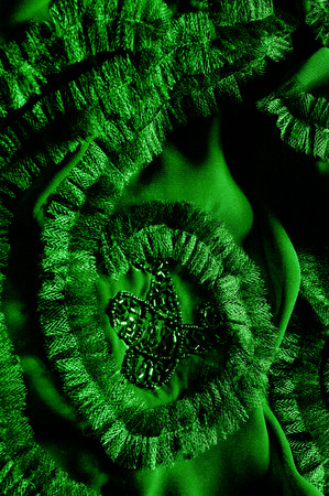 patterns. green. Clear, but supple, because it has a lighter weight, but an opaque cloth. this material has a variety of strata that make it an ideal choice for grand designs, and other relic items.の写真素材