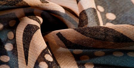 texture, background, pattern, wallpaper. brown silk fabric pattern. This medium-weight rayon fabric...