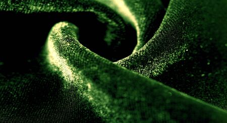 Texture background, pattern. green velveteen. This heavyweight velvet adds sophistication to any style of your design and is ideal for wallpapers, accented posters, and more.の写真素材