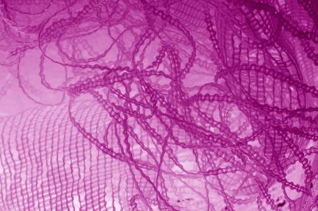 Texture background, red tulle Let your playful side show in this delightfully generous pink tulle.の写真素材