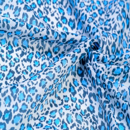 texture, background, pattern, postcard, silk fabric, blue azure blurred flowers on white background, Bold material Craft Supply Summer Floral design Repeating patternの写真素材