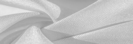 Silk, platinum white. The photo is intended for, interior, imitation, fashion designer, marketing, architecture, sketch, layout, entourageの写真素材