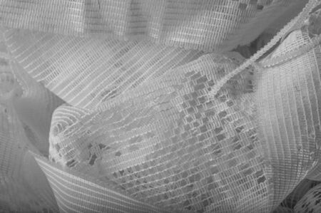 Texture, background, pattern. White tulle. Add this phenomenal nylon tulle to your design! This is a...