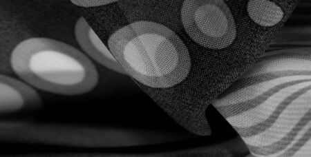 texture, background, pattern, wallpaper. Black white silk fabric pattern. This medium-weight rayon...