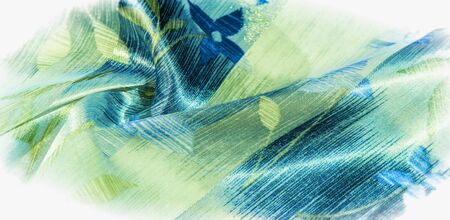 texture, pattern, background. This beautiful fabric is decorated with metallic silver lurex with an abstract pattern, which creates a great visual interest. Ideal for adding elegance to your designsの写真素材