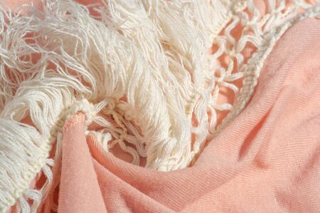 Texture Background, Womens Shawl Fashion Women Lady Warm Wrap, Cape Poncho Cream  Pink Shawl