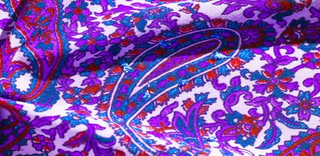 Background texture, pattern, paisley fabric cotton.  Designed by Kaffe Fassett for Free Spirit, the...