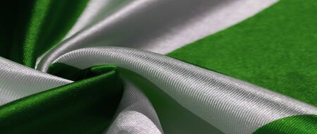 Texture, background, pattern, postcard, silk fabric, green white ovals, your projects will not go unnoticed with this fabric, buying this fabric you will be the bestの写真素材