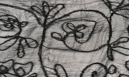 Texture background pattern, silk fabric, black lace pattern, high definition can make your computer and mobile device look cool. You can download these high-quality desktop wallpapersの写真素材