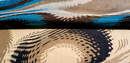 The texture of the silk fabric background is an abstract illustration, this skeletal print is...
