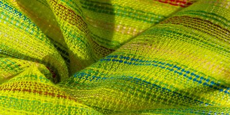 texture, background, pattern, postcard, fabric green light green striped red-blue yellow lines,...
