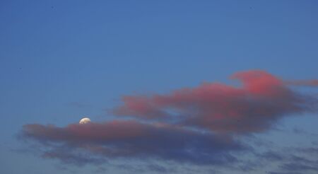 Texture background, pattern, wallpaper. They are still quite high clouds. They do not give rain. Altostratus clouds have an average level of gray or blue-gray. usually cover the whole sky.の写真素材