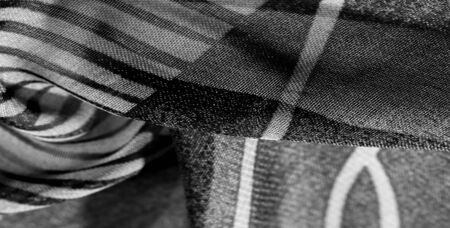 texture, background, pattern, wallpaper. Black white silk fabric pattern. This medium-weight rayon...