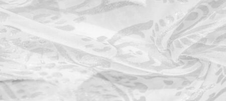 Texture, pattern, collection, silk fabric, female scarf, lavender white pastel on a beige background, Watercolor Background Photos Printed Golden Paisley Newborn Props Princess Girl Birthdayの写真素材